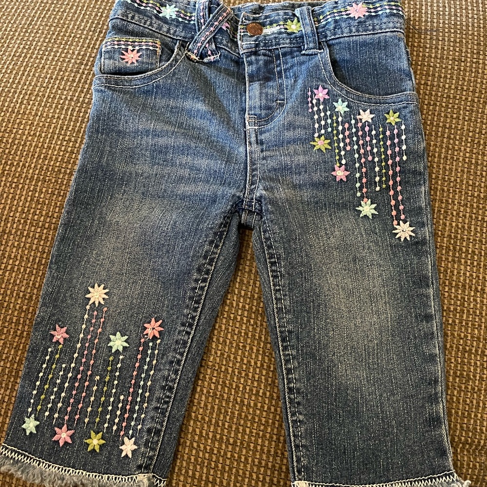Toddler jeans capris